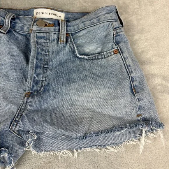 Aritzia Denim Forum Blue Jean Shorts - Picture 9 of 15